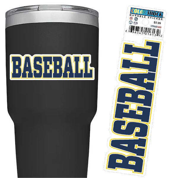Baseball Textured Sticker; $2.99