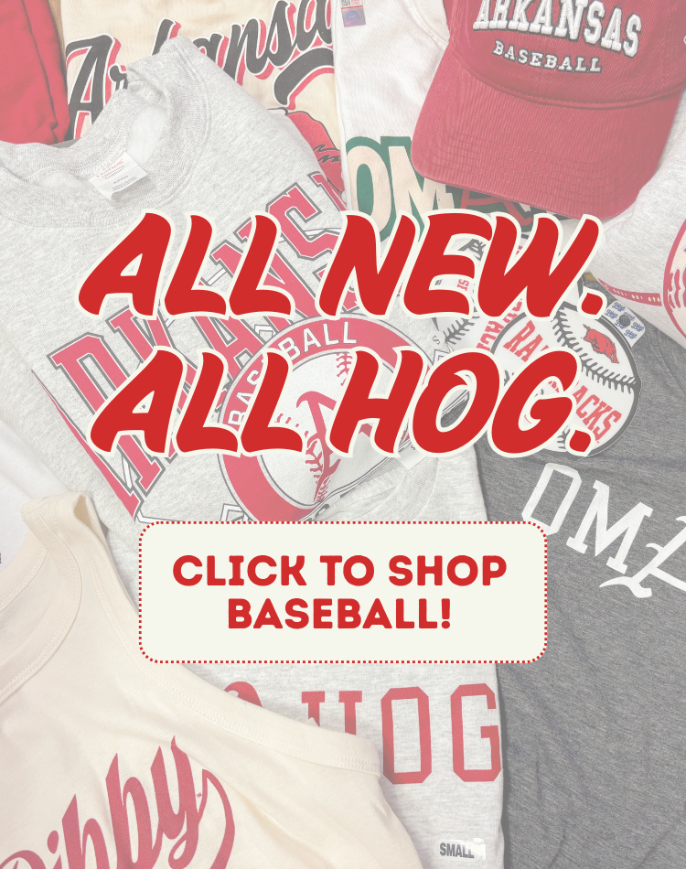 Click to shop razorback baseball merchandise
