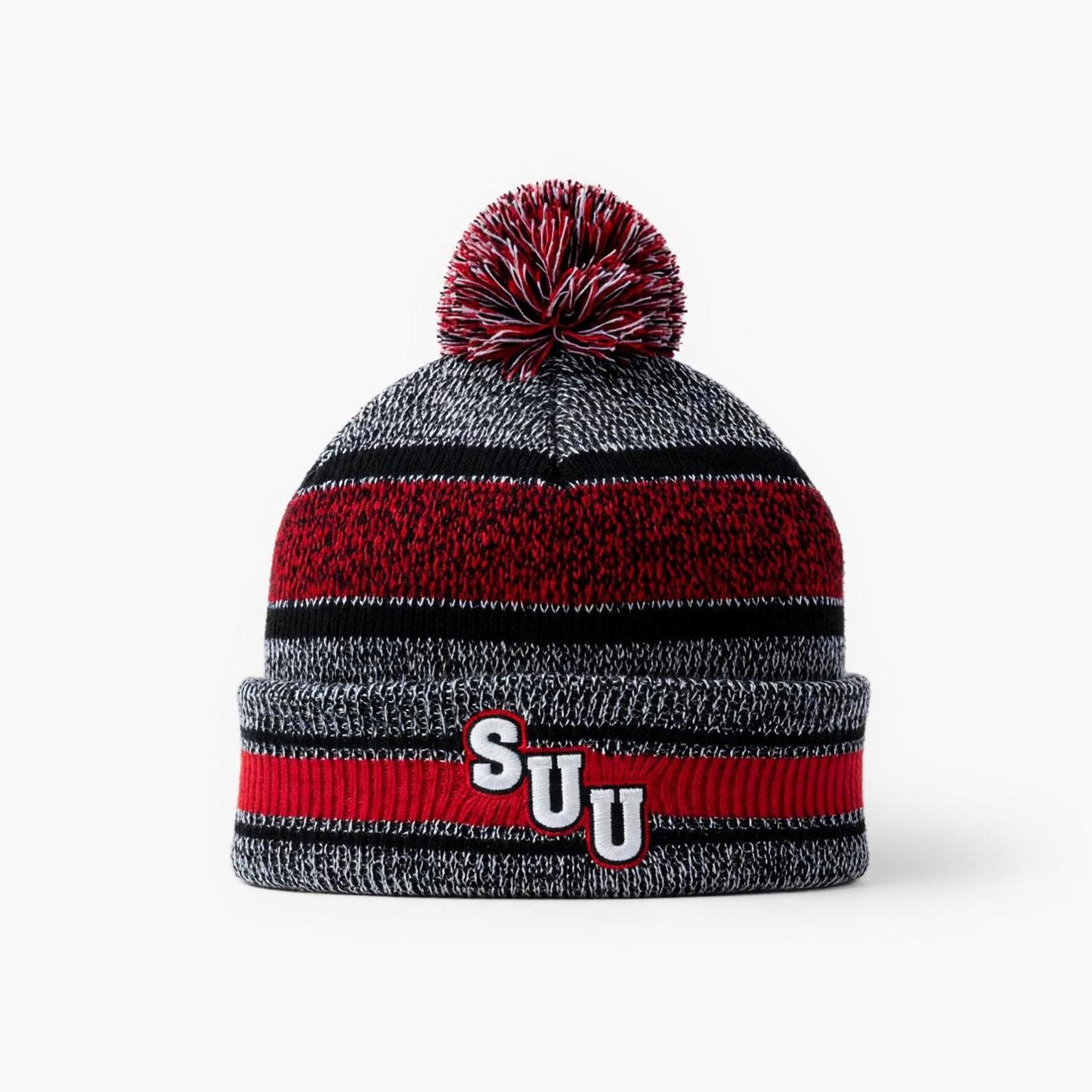Product image 2 of 2 for SUU Knit Beanie – Red/Black