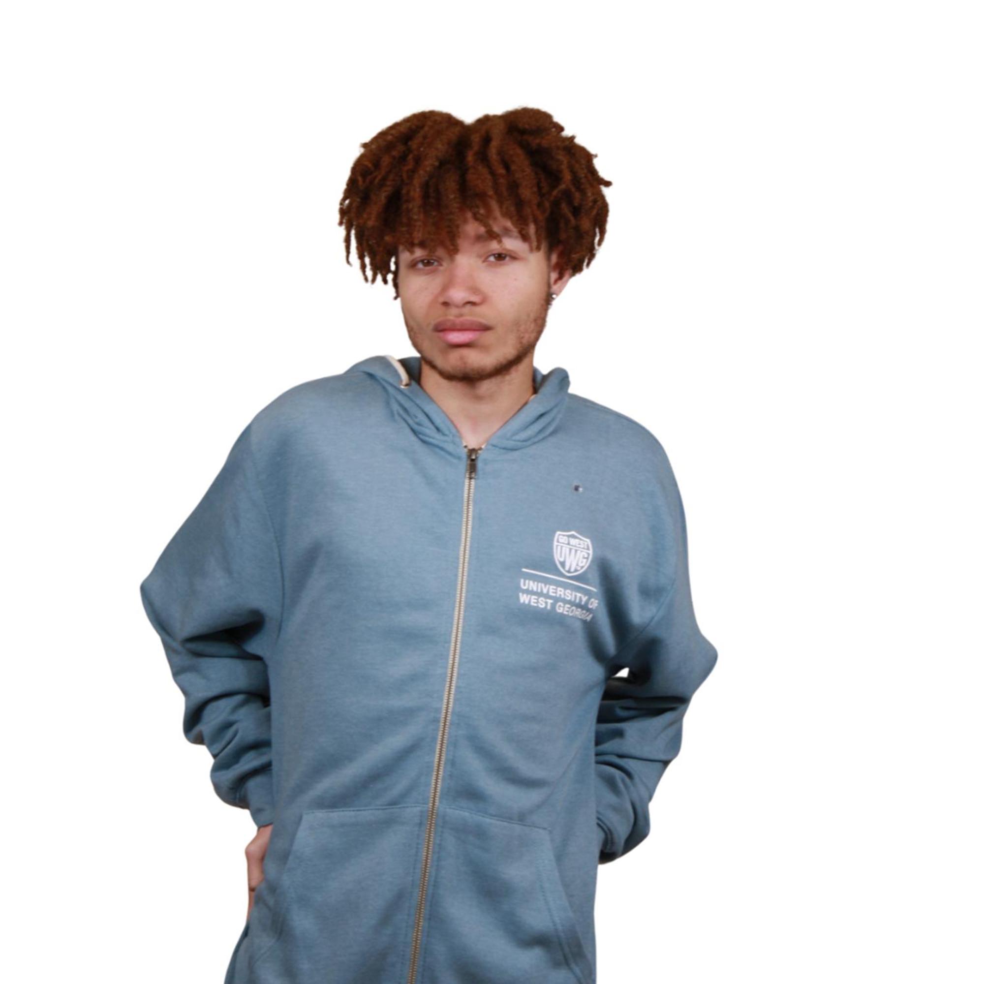 Product image 4 of 5 for WEST GA RETRO HEATHER FULL ZIP HOOD