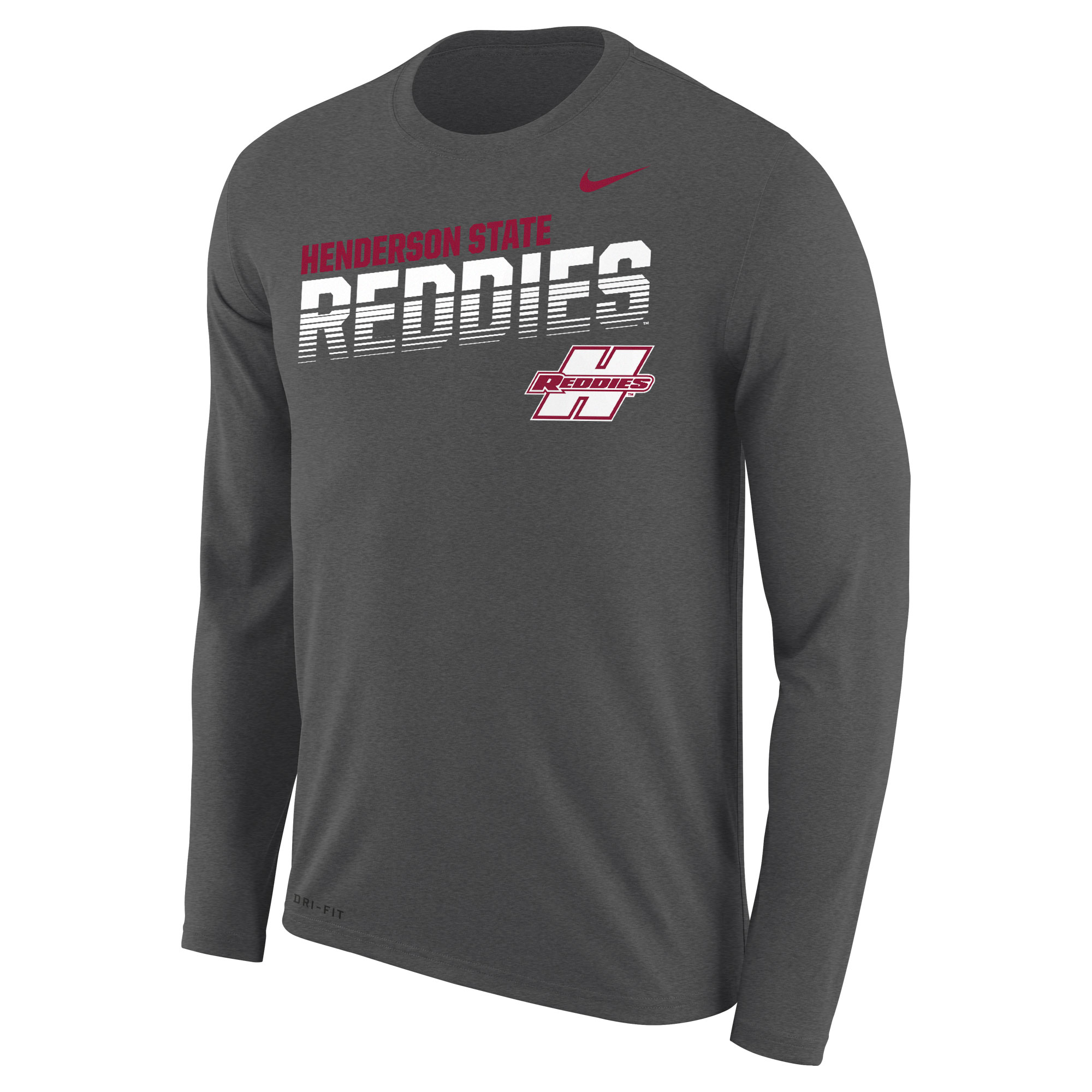 image of: Henderson State Reddies Legend Slant Long Sleeve Tee