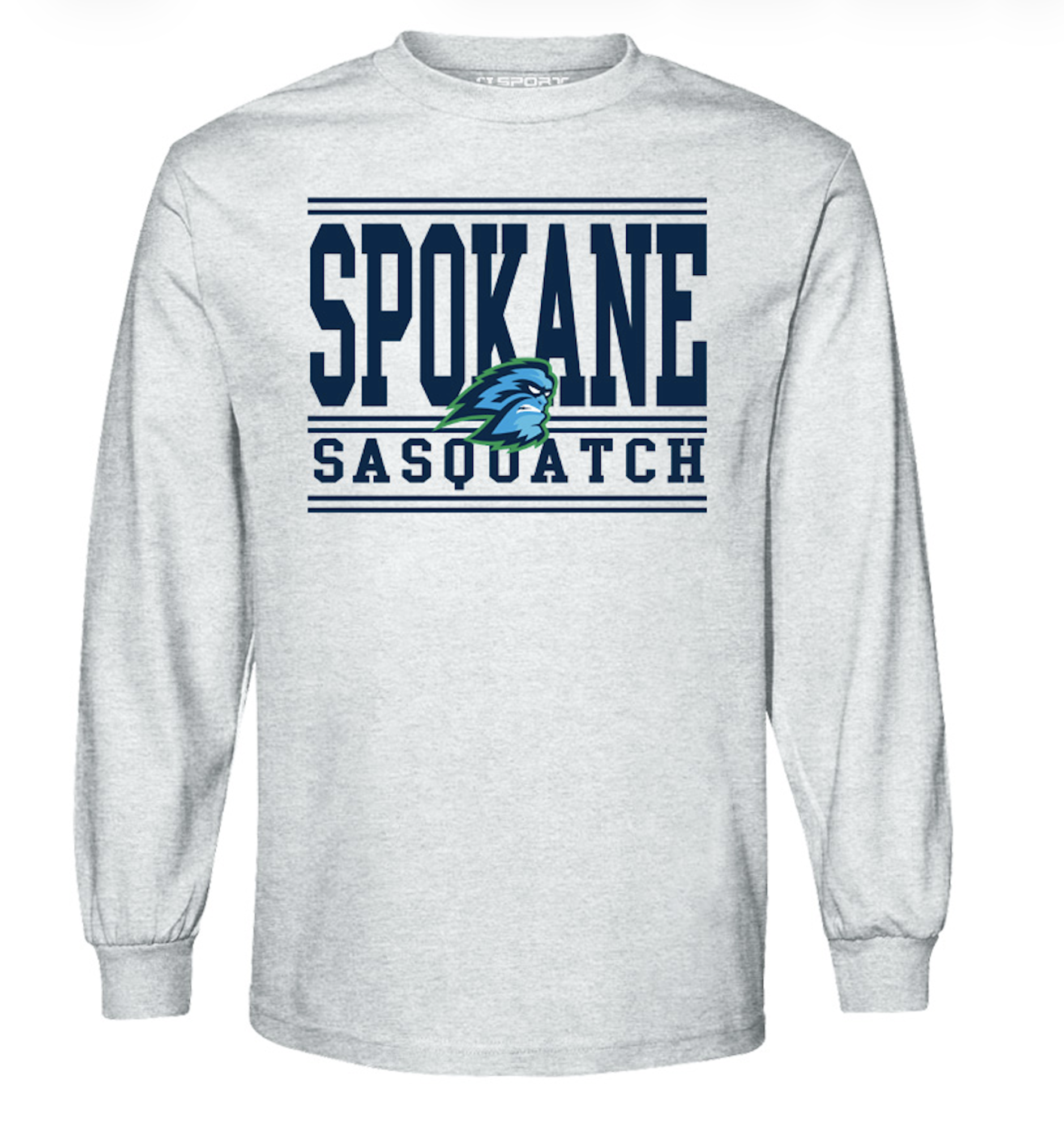 image of: SCC LS TEE SPOKANE SASQUATCH ASH