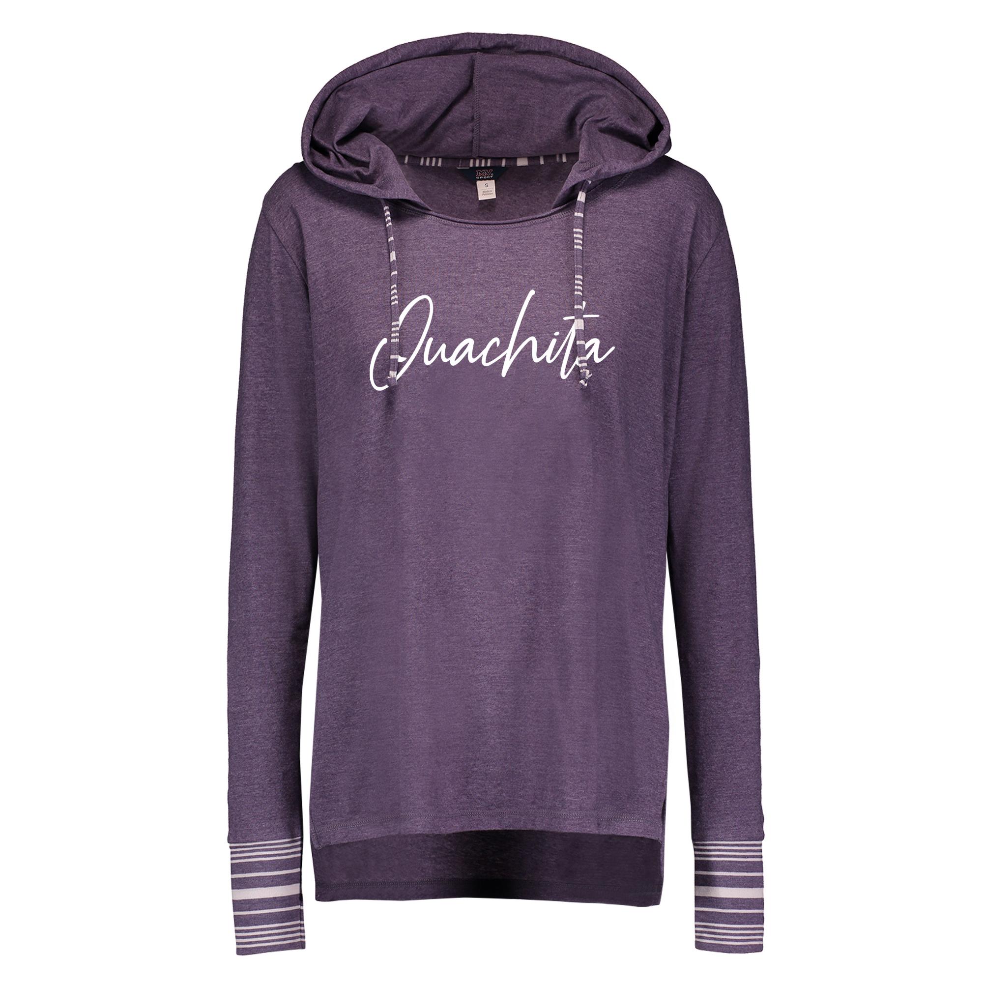 image of: Ouachita Script Serenity Hooded Tee
