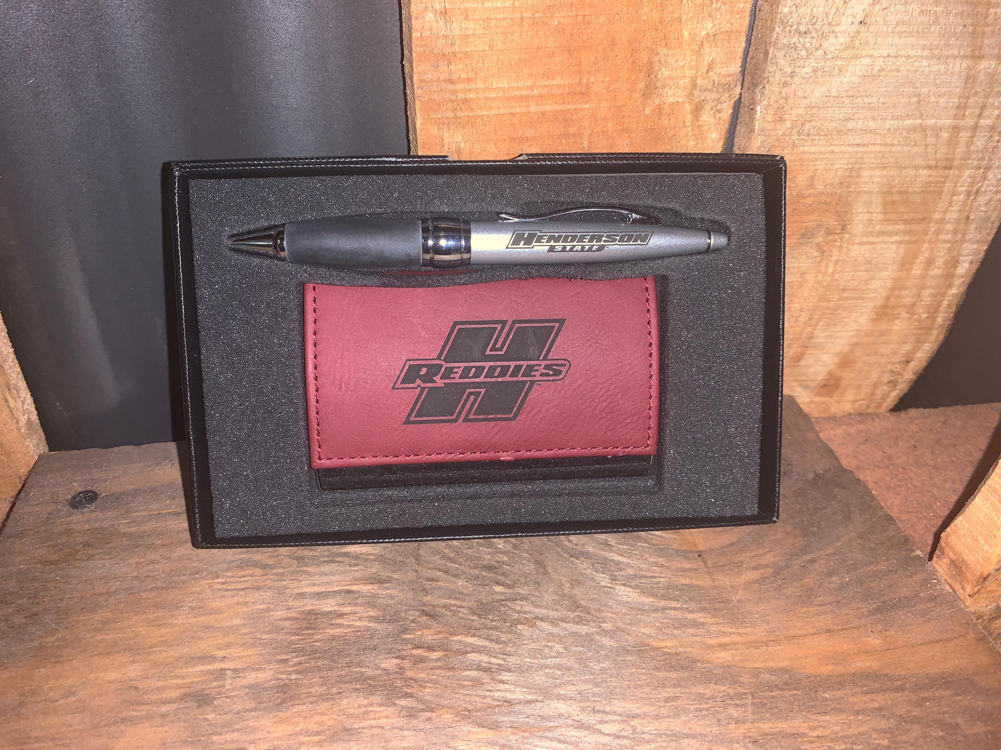 image of: Pen & Business Card Engraved Gift Set