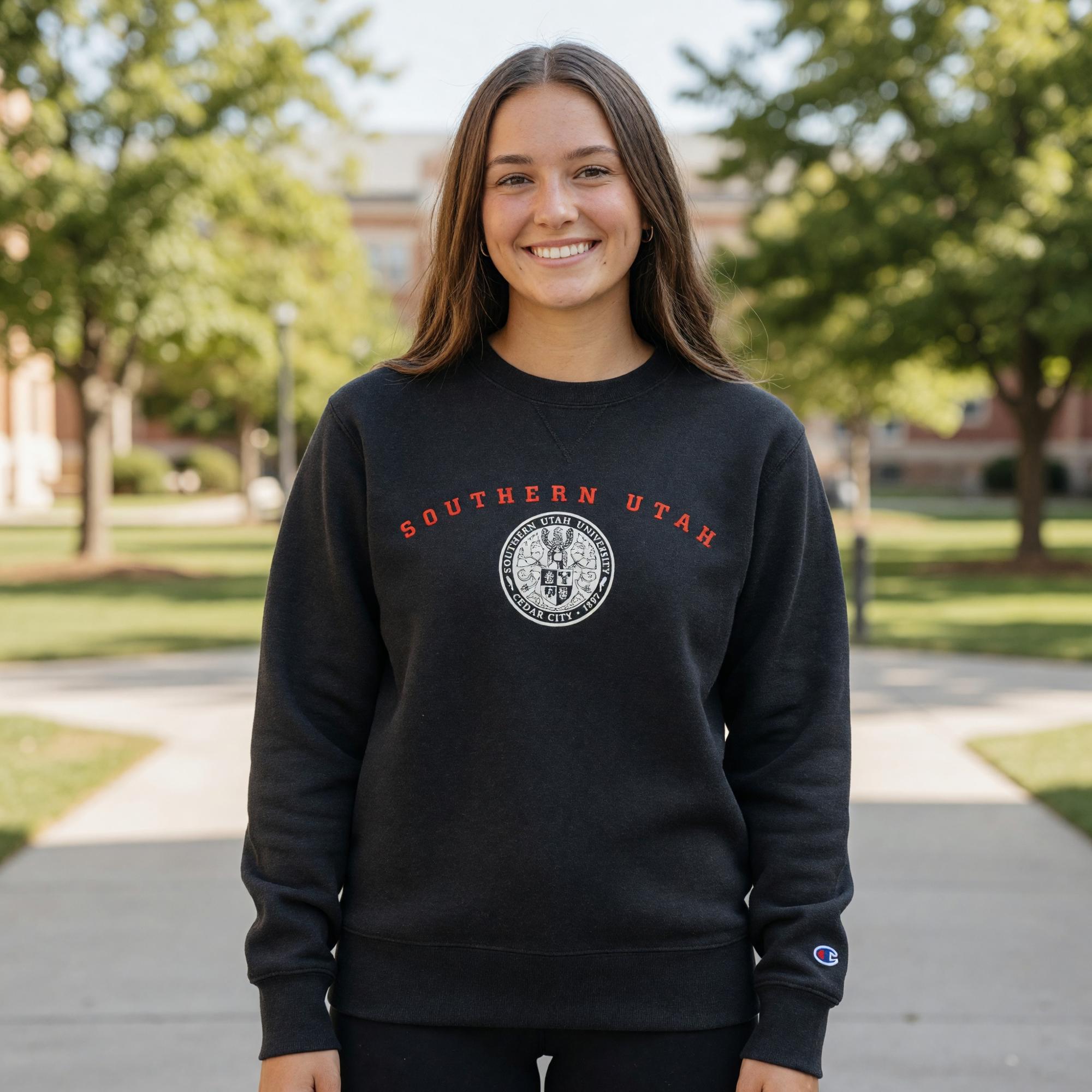 Product image 1 of 4 for CHAMPION CREW BLACK SUU SEAL