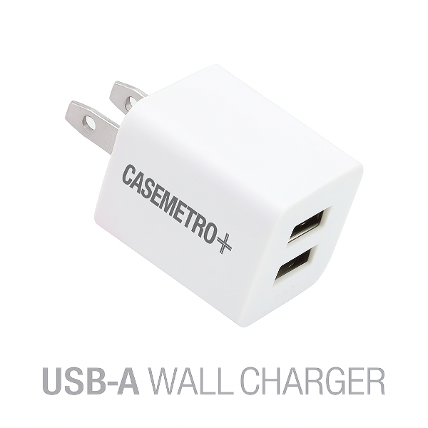 Dual USB-A Wall Charger White; $7.99