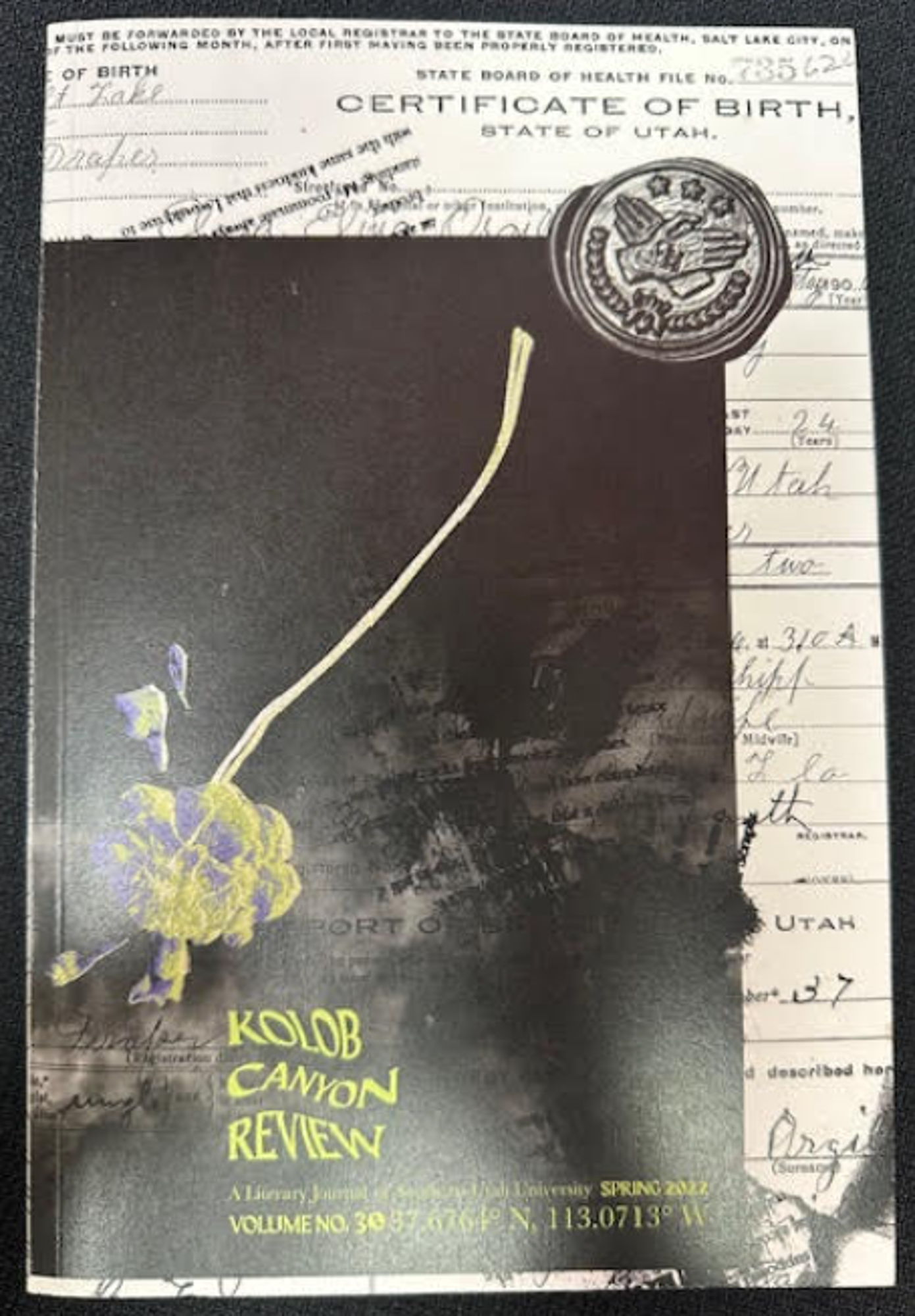 Cover image for KOLOB CANYON REVIEW SPRING 2022