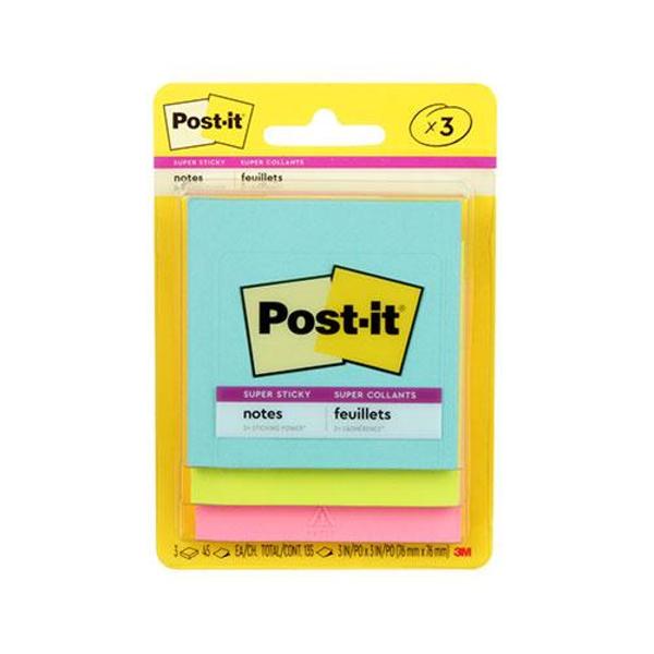 POST IT NOTES SUPER STICKY; $4.99