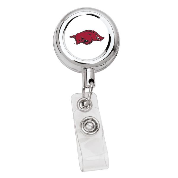 Arkansas Razorbacks Metal Retractable Badge Holder; $13.98