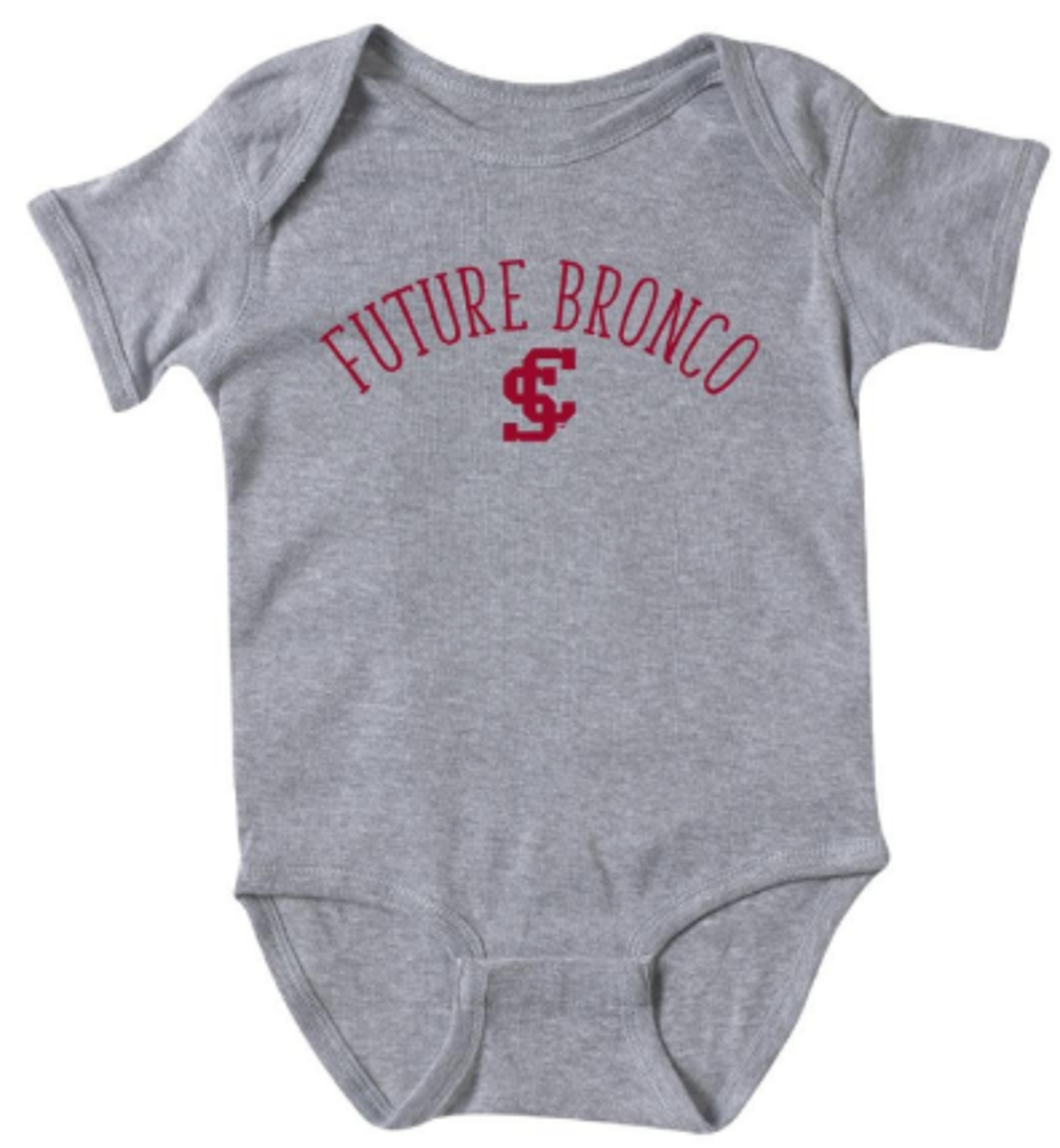 image of: Santa Clara Broncos Infant 'Future Bronco' Onesie, Heather