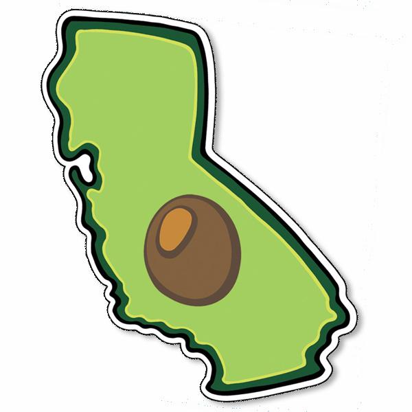 California Avocado Vinyl Sticker; $6.98
