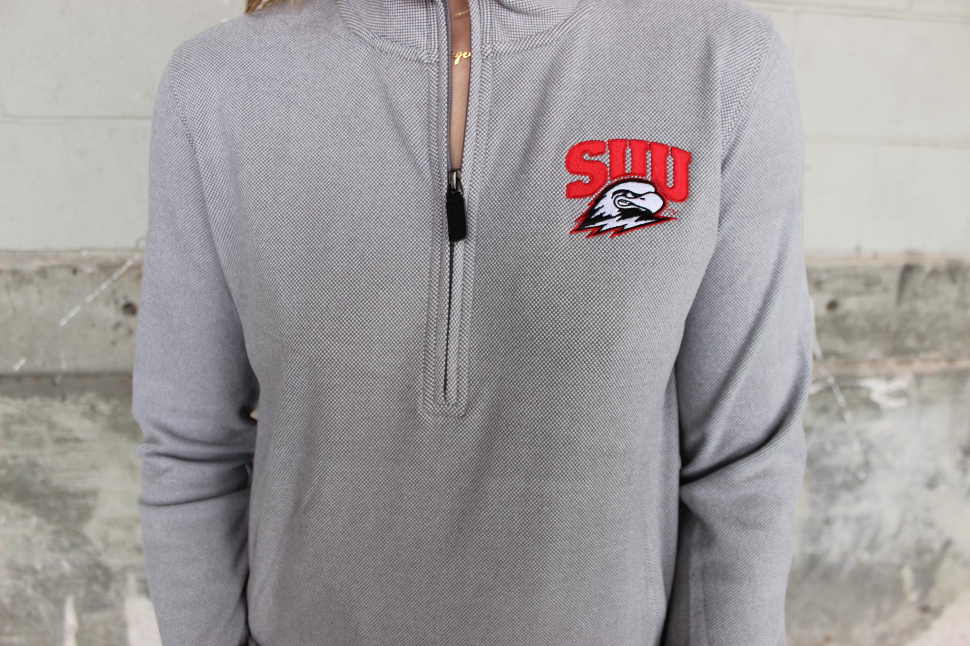 Product image 1 of 3 for J.AMERICAN 1/4 ZIP WOMENS GREY SUU/THOR