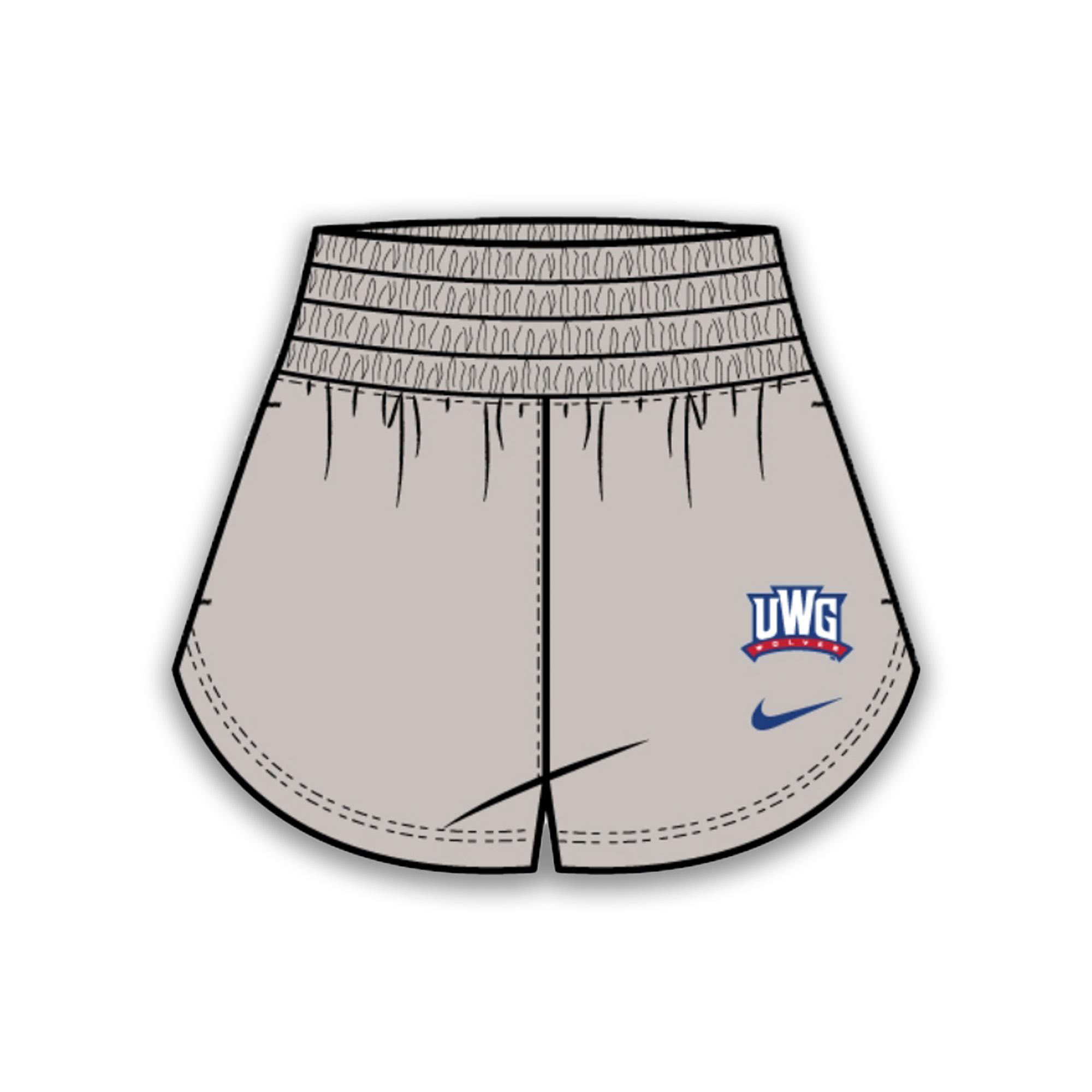 image of: ATHLETICS LOGO NIKE ULTRA HIGH-WAISTED SHORT