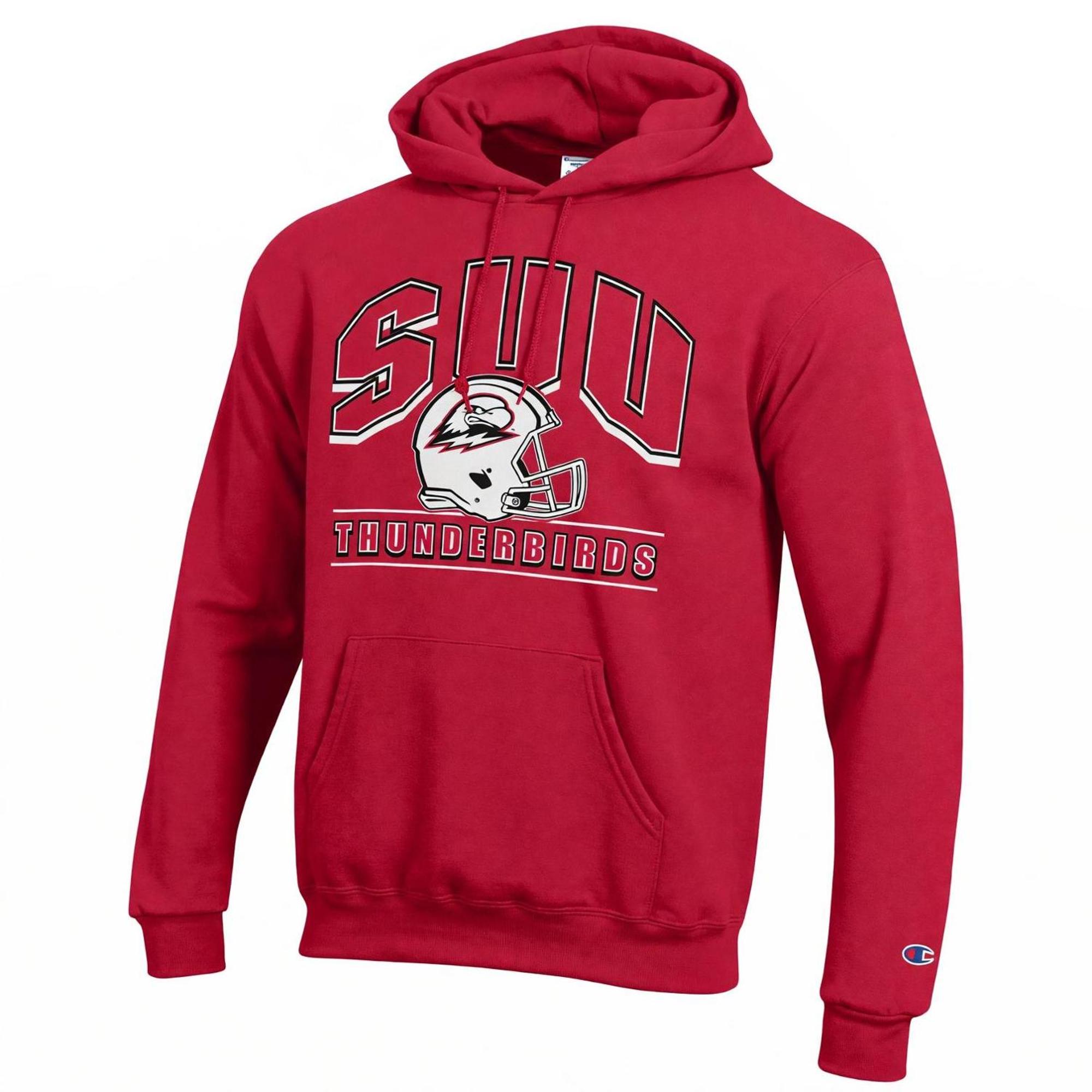 Product image 1 of 1 for Champion Hoodie – Red (SUU Football)