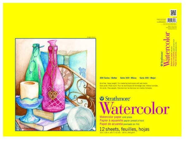 Strathmore 300 Series Spiral Bound Watercolor Pad - 11" x 15"; $12.95