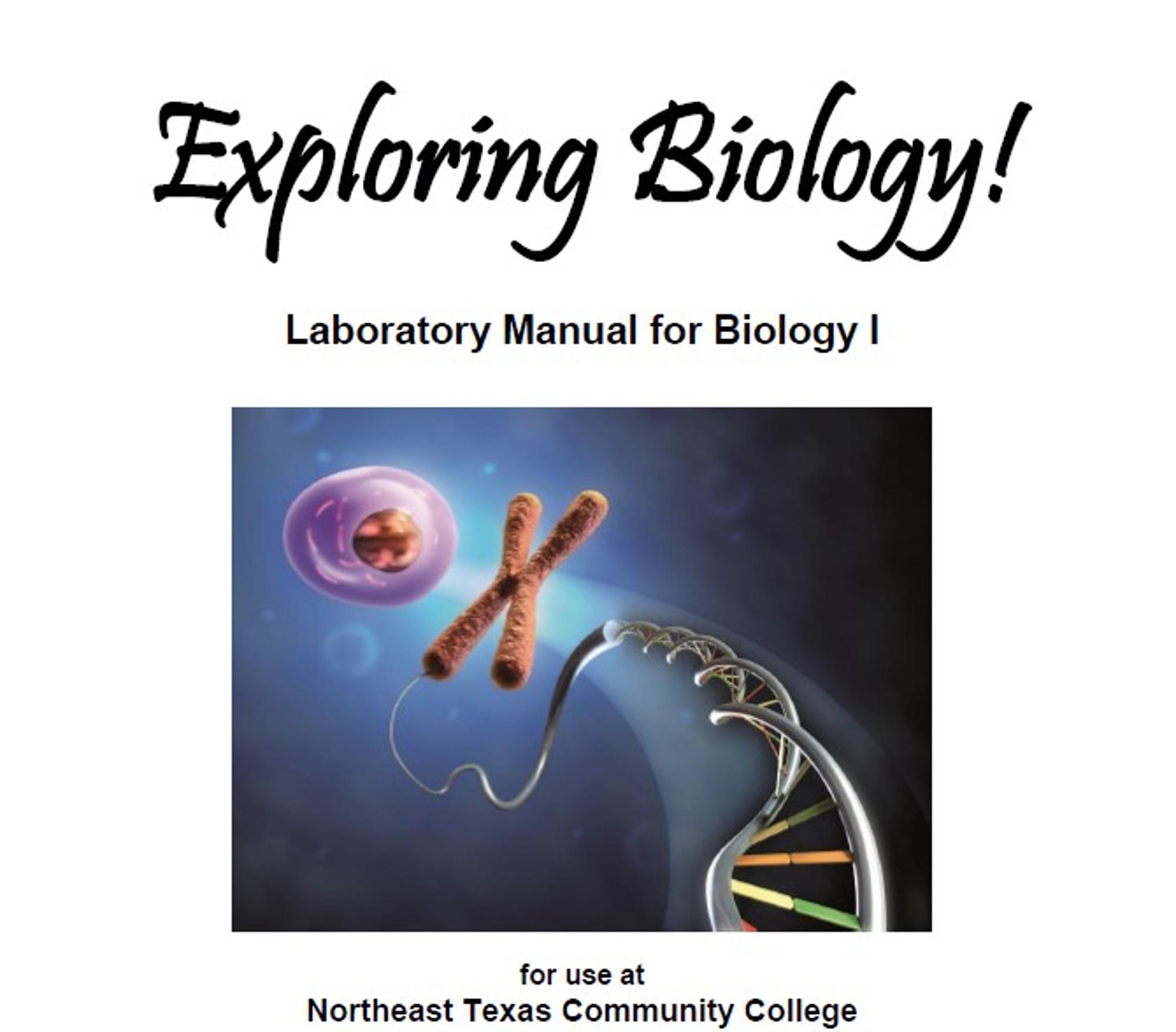 Cover image for BIOL 1406: General Biology 1 Lab Manual
