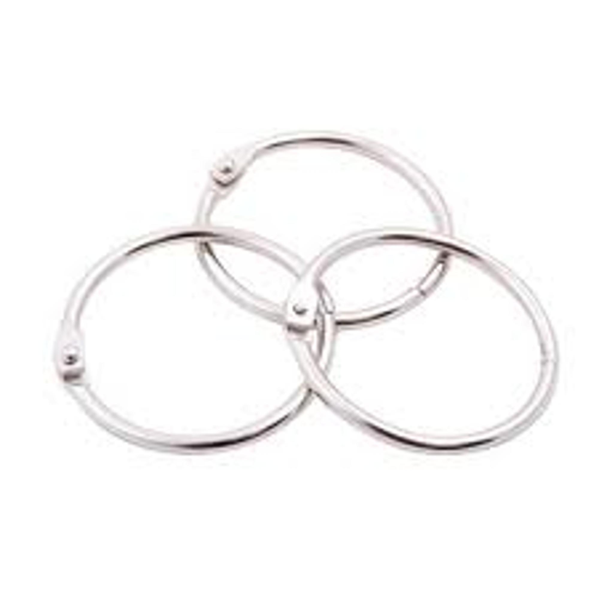 image of: Baum Binder Rings 1" 6 Pack