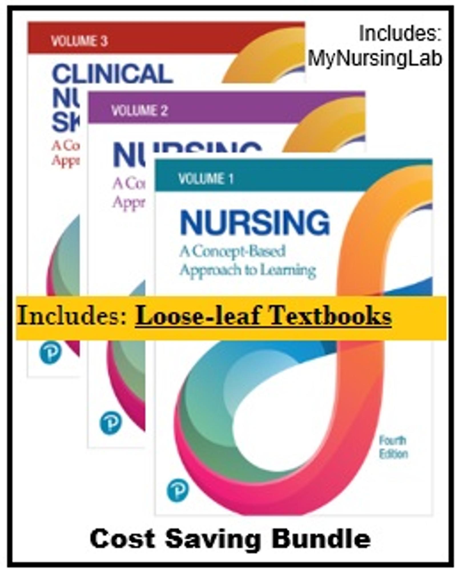 Cover image for Nursing: Concept-Based Approach to Learning Volume 1-3 MyLab w/Loose-leaf Textbooks