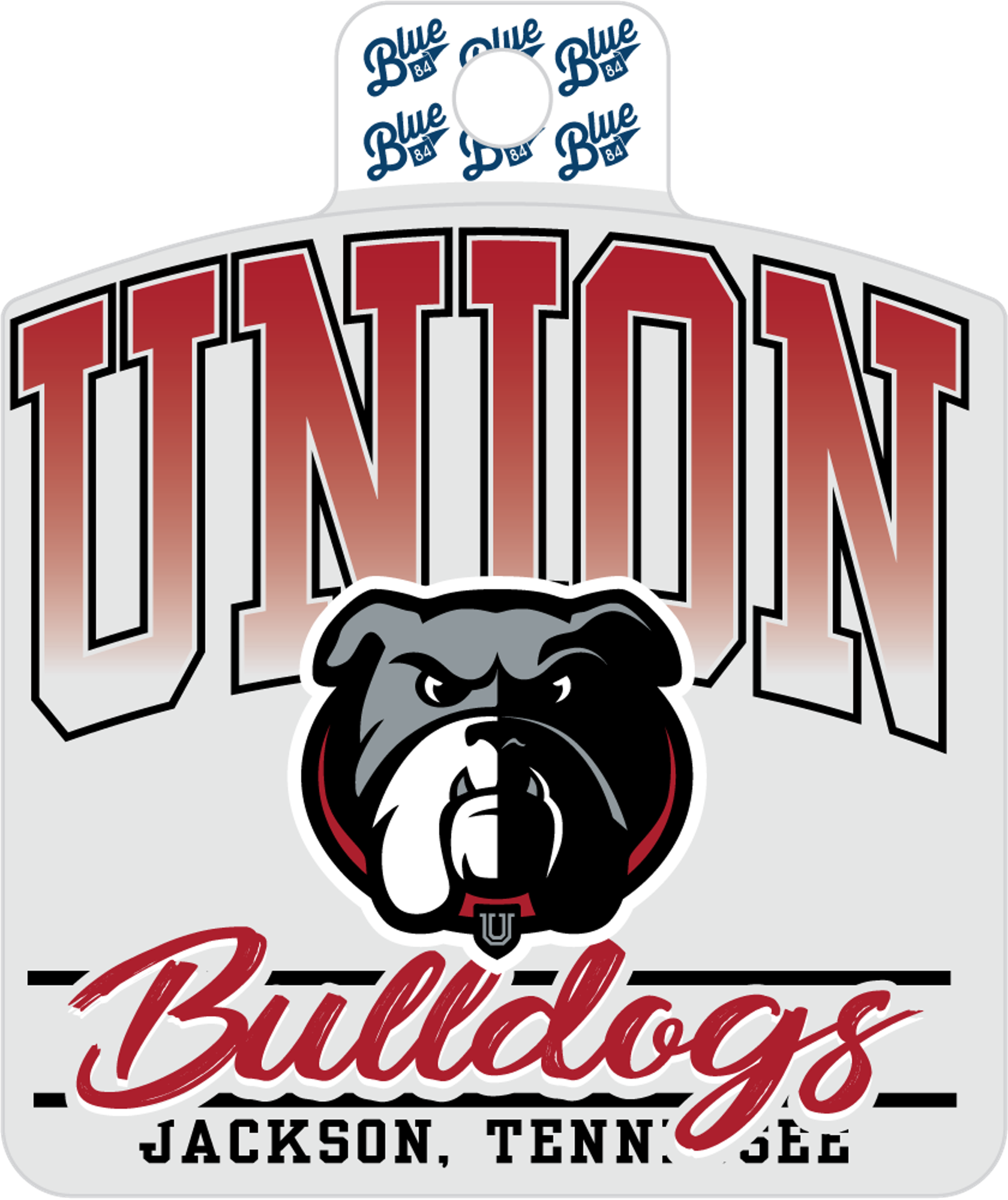 image of: Union Bulldogs Kicking It Sticker