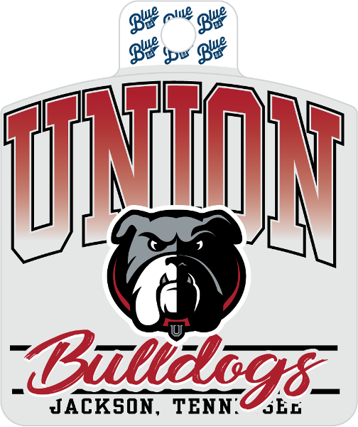 Union Bulldogs Kicking It Sticker; $3.99