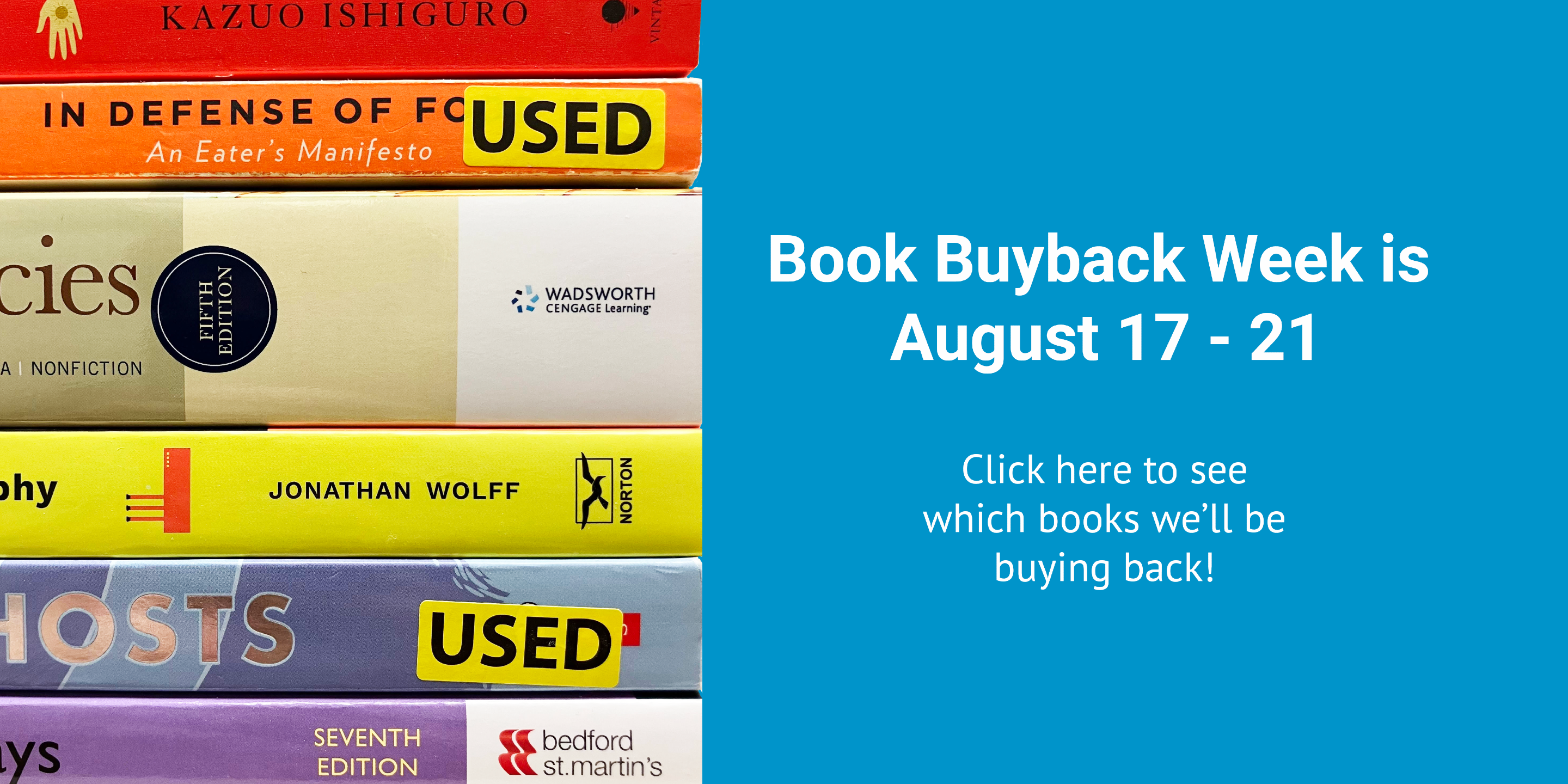 Book Buyback list