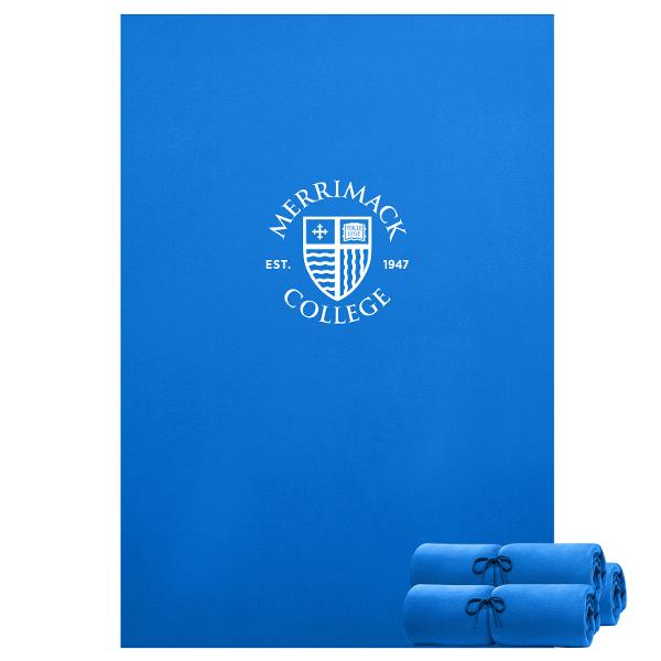 Royal - White Ink Royal Sweatshirt Blanket; $49.99