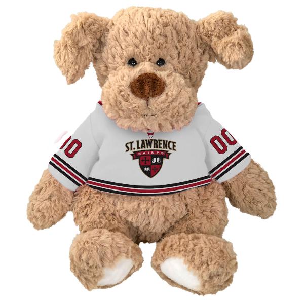 Plush Cuddle Buddy with Hockey Jersey; $24.95