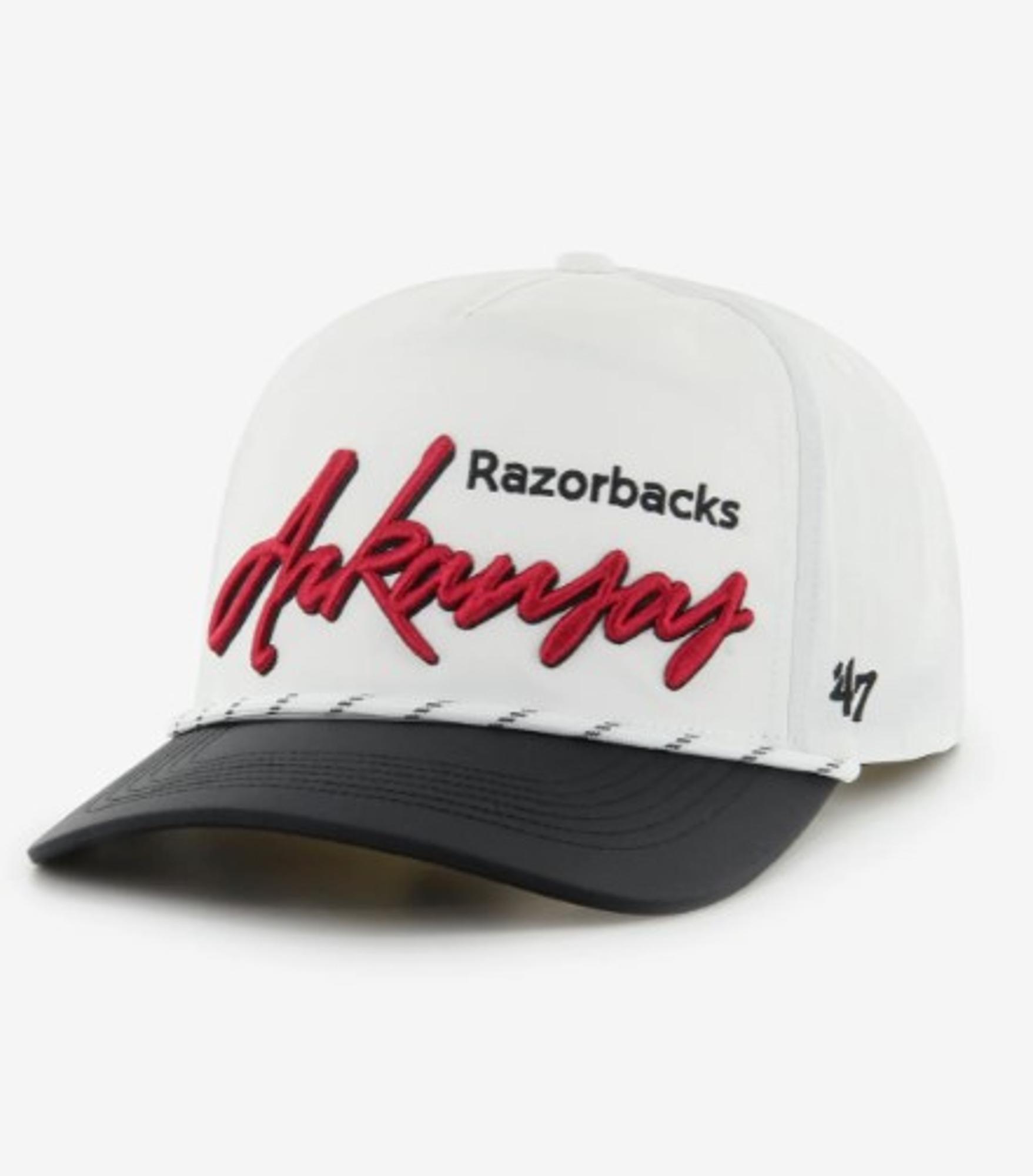 image of: Arkansas Razorbacks White Chamberlain Snap 47 Hitch