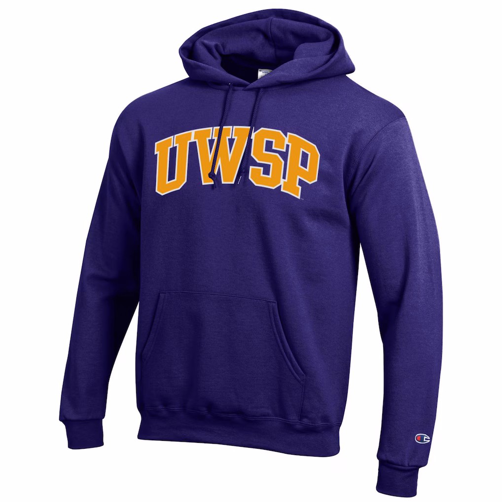 Product image 1 of 2 for University of Wisconsin Stevens Point Replen Powerblend Hood, Purple