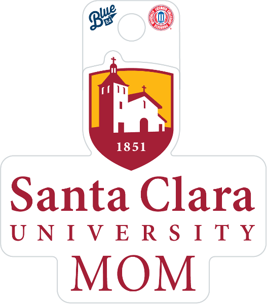 Santa Clara University Mom Blue 84 Sticker; $6.98