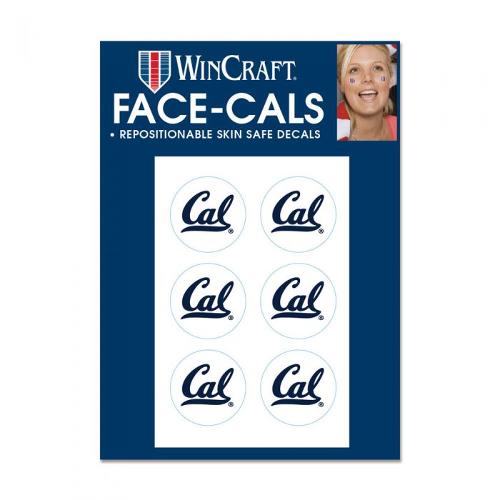 Face Stickers Cal Logo; $4.99