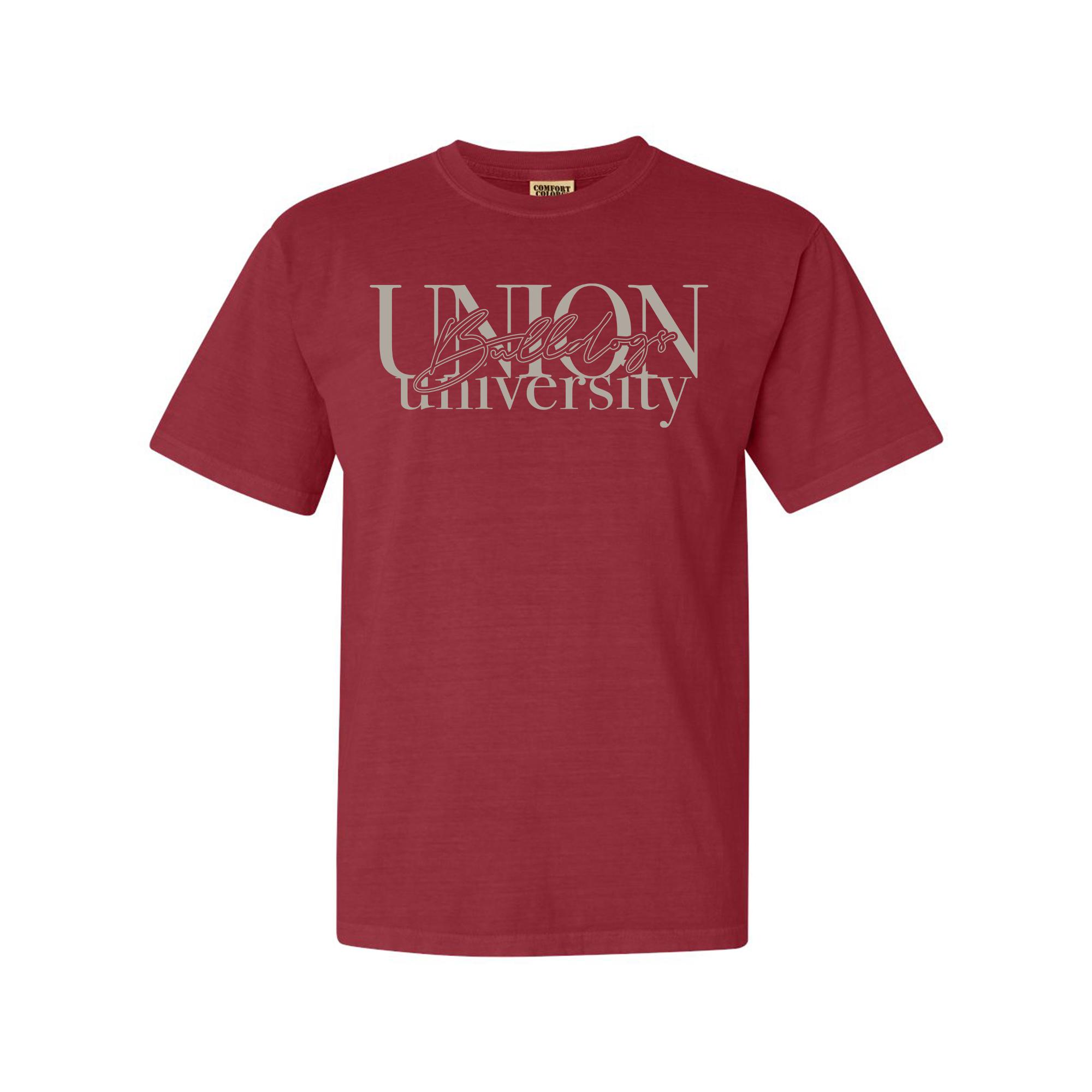 image of: Union University Bulldogs Comfort Color Tee