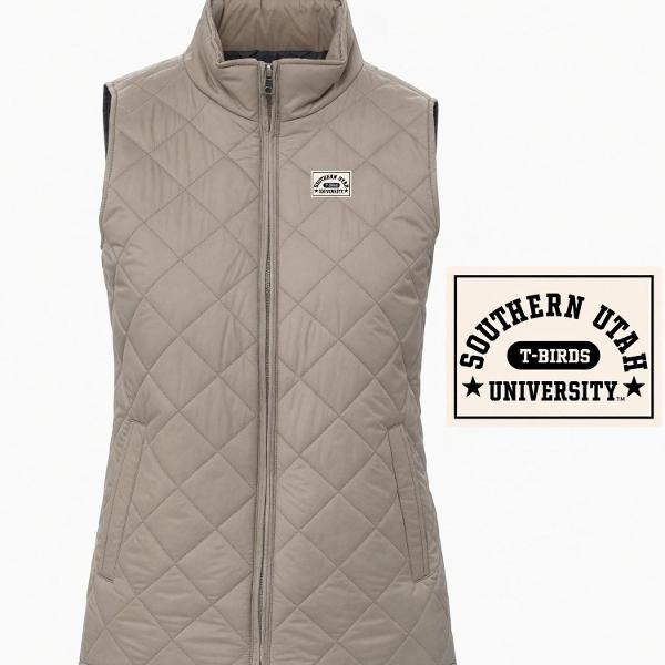 MV SPORT WOMENS VEST DRIFTWOOD SOU T-BIRDS PATCH; $49.99