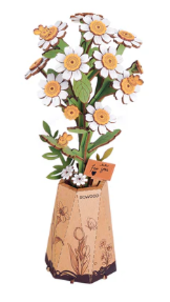 Wooden Flower Puzzle; $10.99