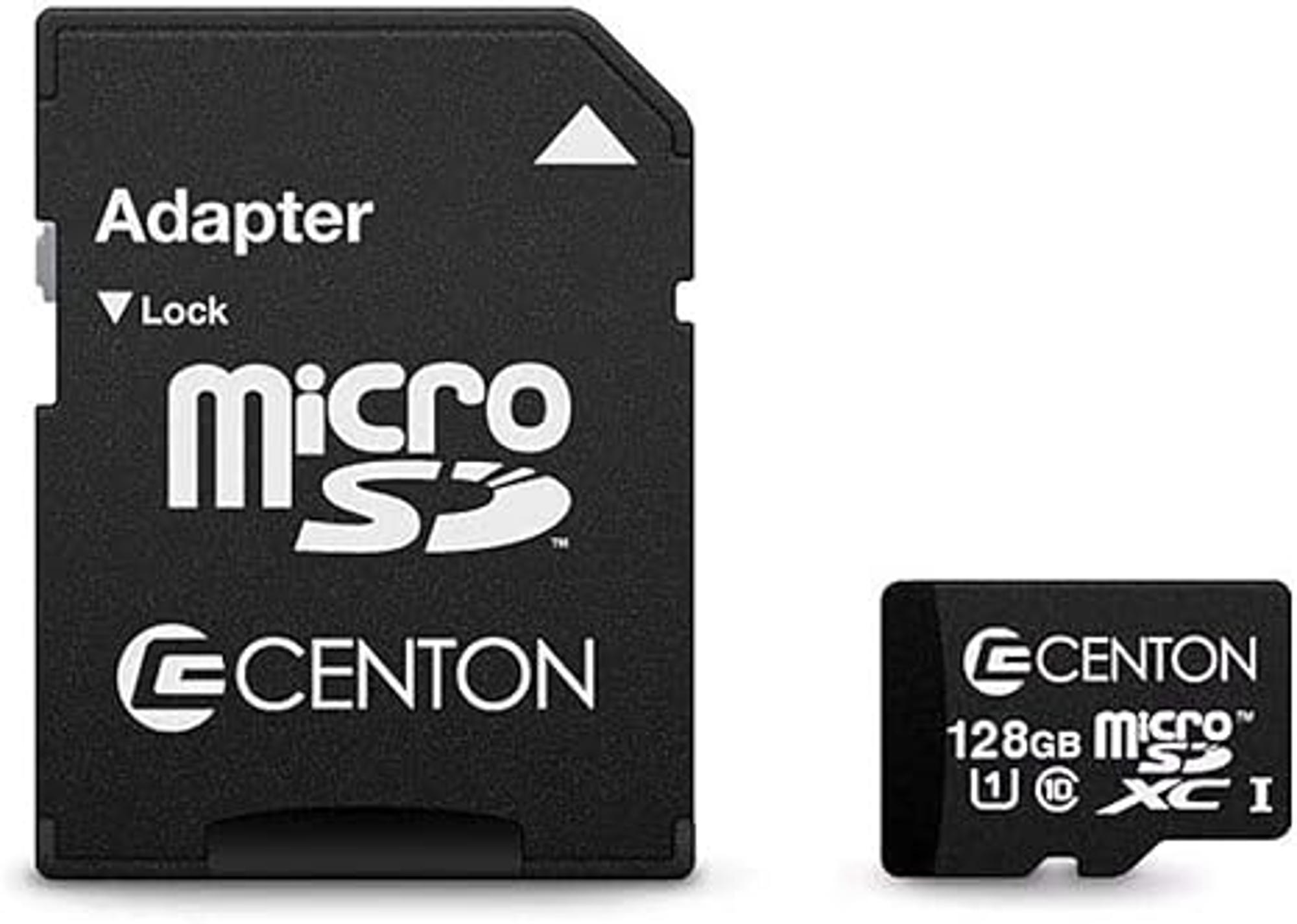 image of: Centon MP MicroSDXC, UHS1, Class U1, 128GB