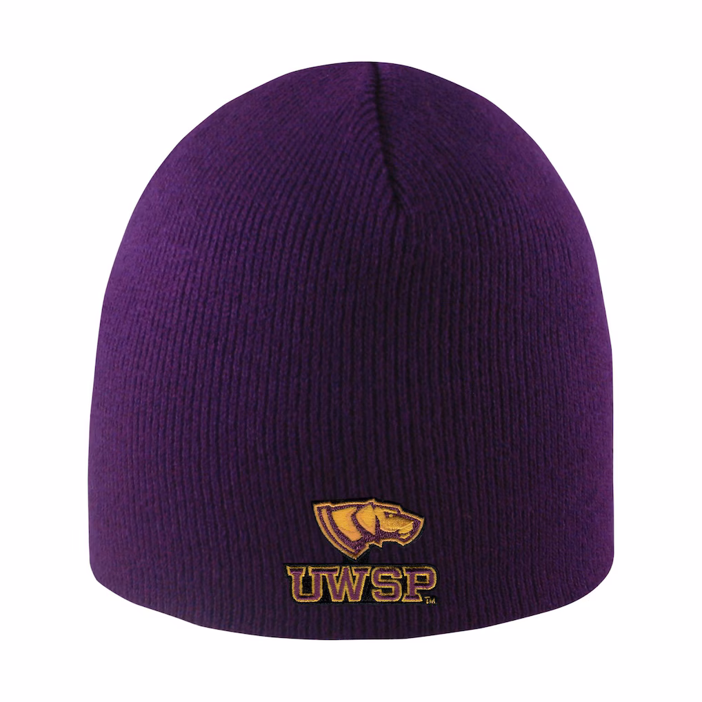 Product image 1 of 1 for University of Wisconsin Stevens Point Everest Beanie, Purple