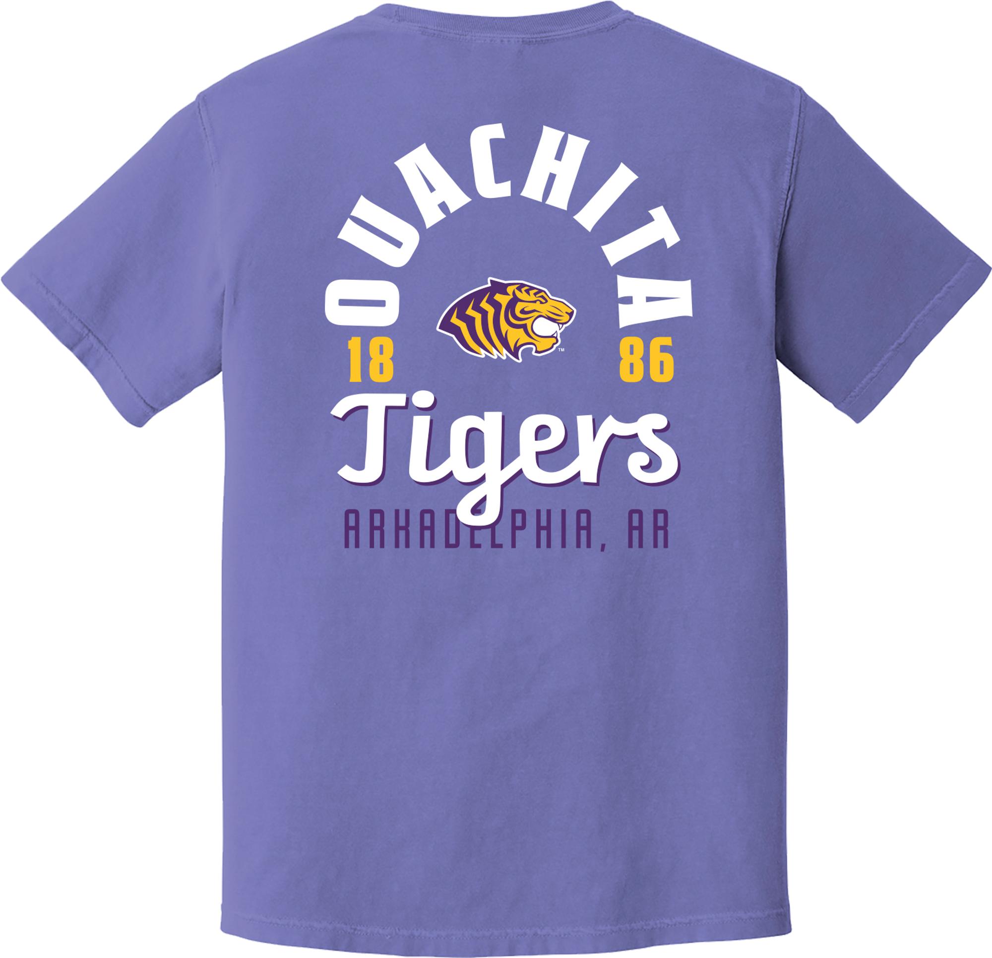 image of: Ouachita Tigers Comfort Colors Short Sleeve Tee