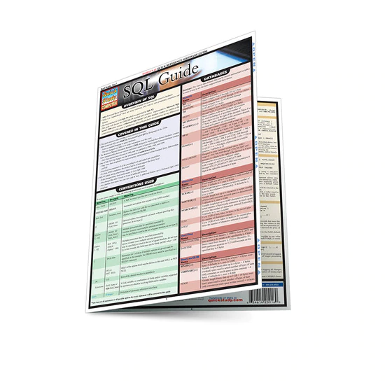 Cover image for SQL GUIDE LAMINATED REFERENCE GUIDE