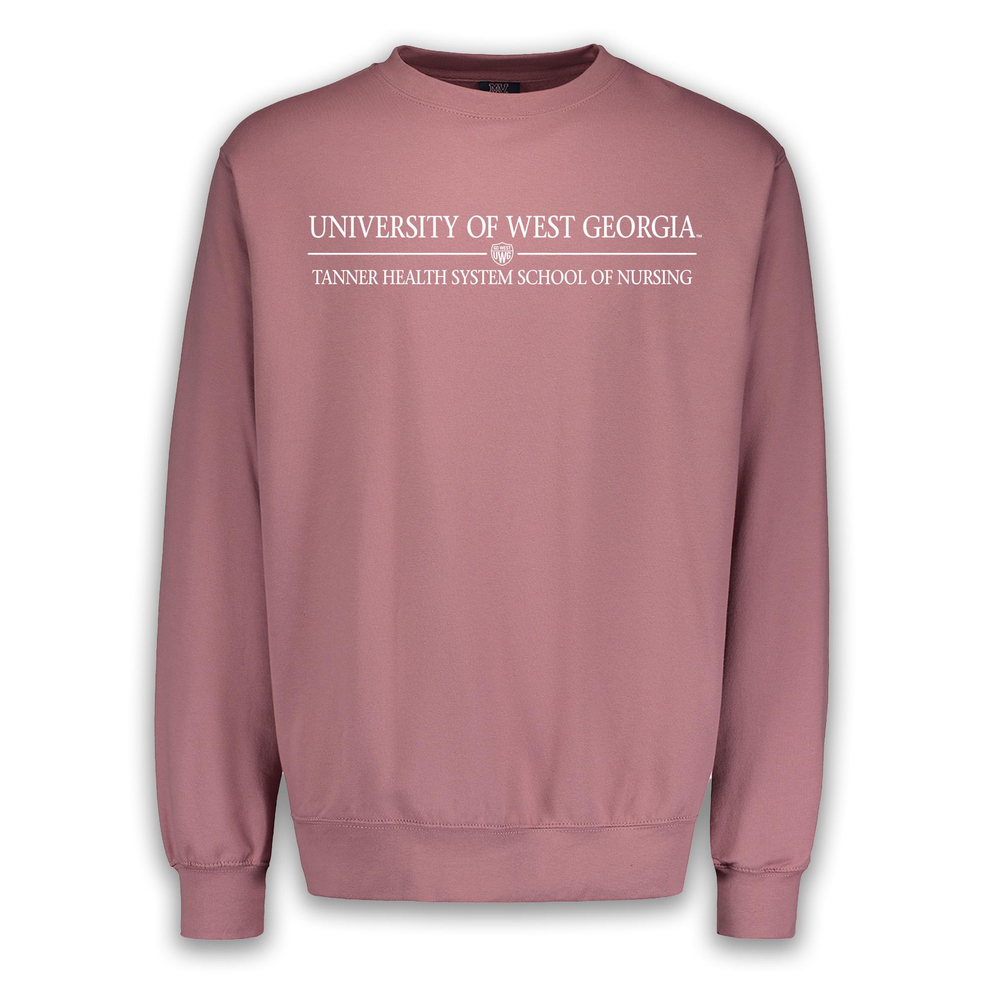 image of: COLLEGE OF NURSING SHIELD LOGO FUNDAMENTAL FLEECE CREW