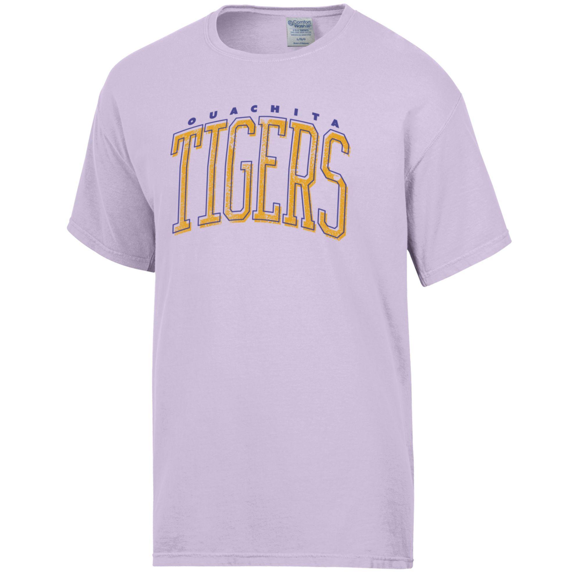image of: *FINAL SALE* Ouachita Tigers Comfort Wash Short Sleeve Tee