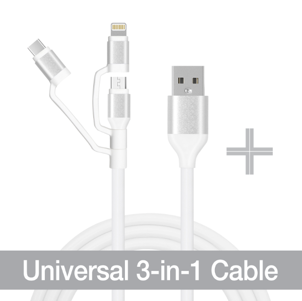 3-in-1 Universal Charging Cables; $12.99