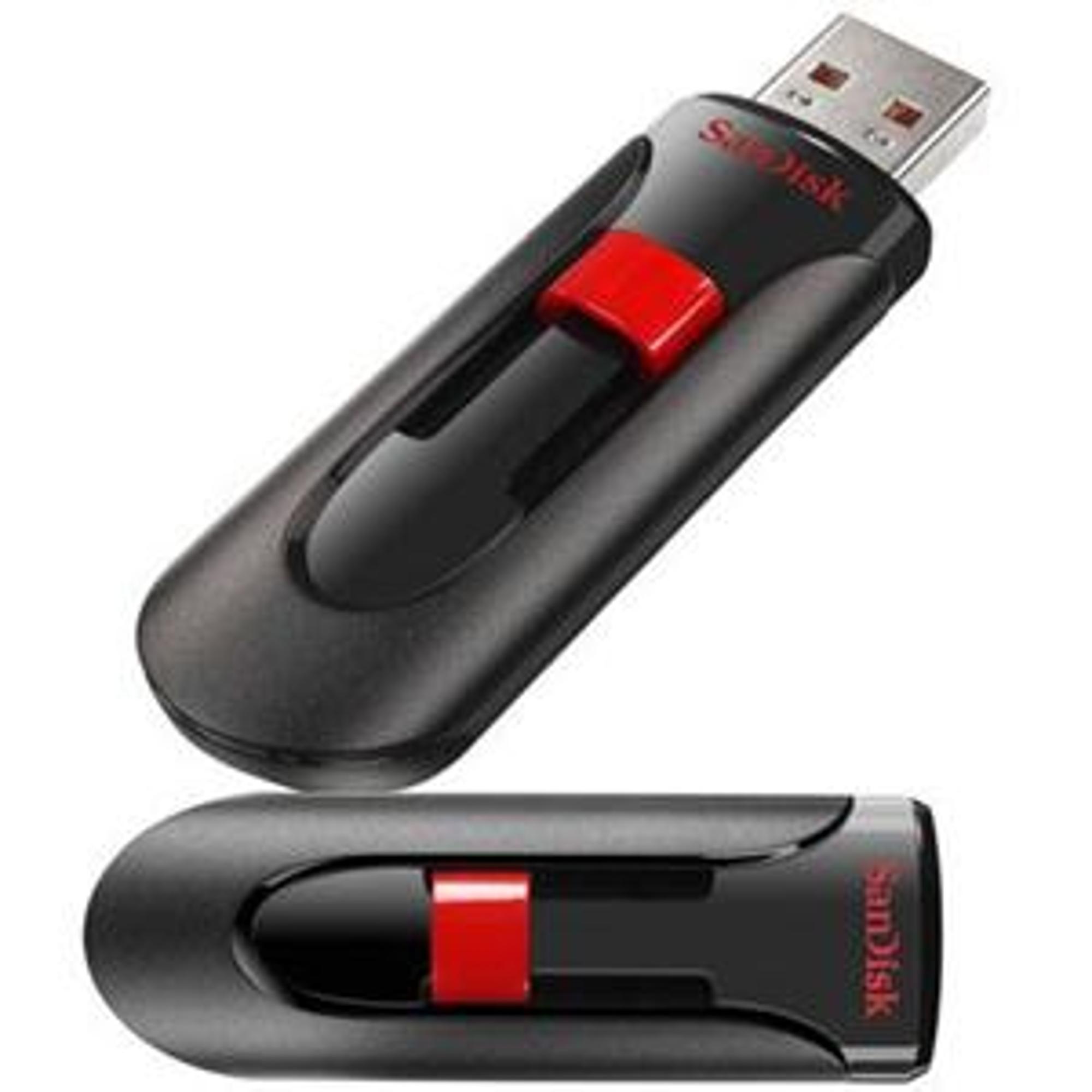 image of: SANDISK CRUZER FLASHDRIVE 64GB