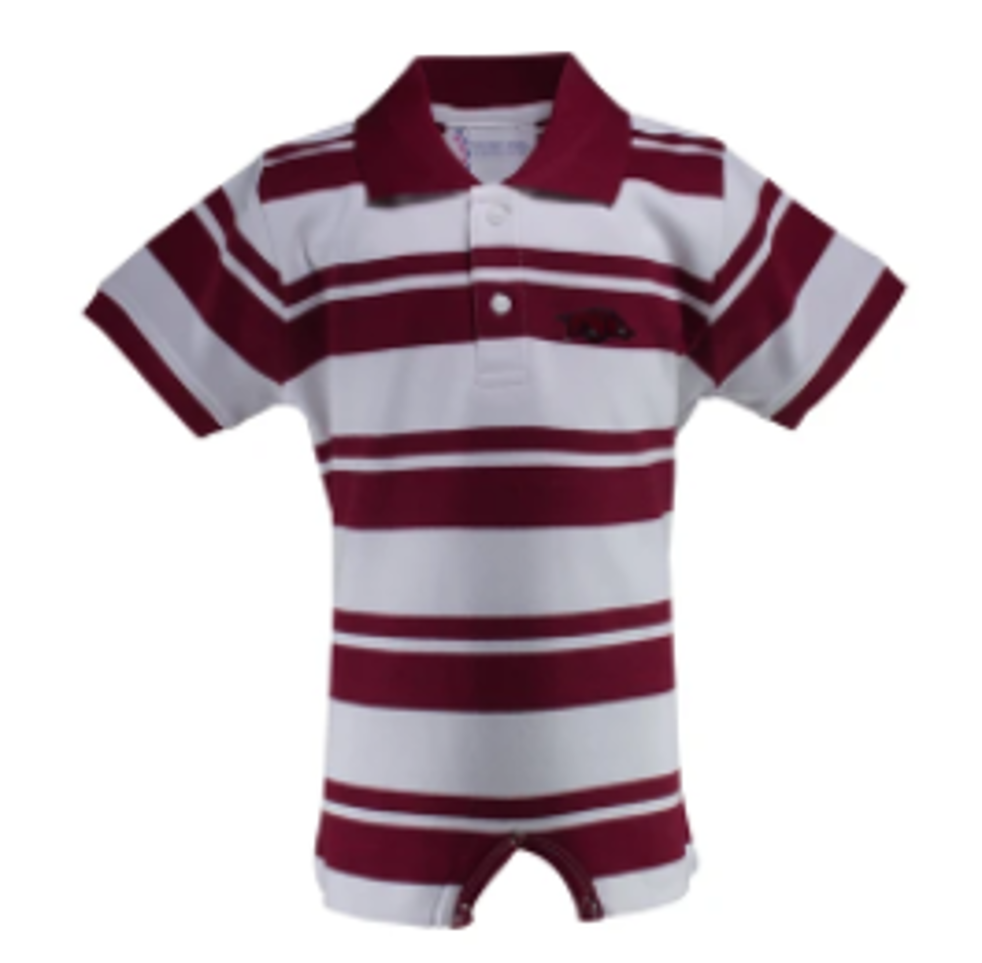 image of: Arkansas Razorbacks Infant Rugby T-Romper- Crimson