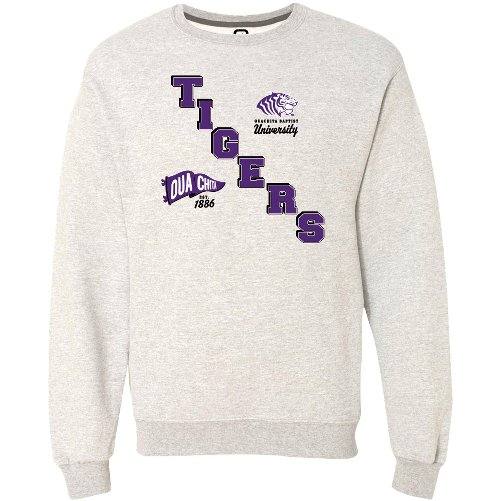 image of: Tigers Co-Ed Essential Fleece Crew