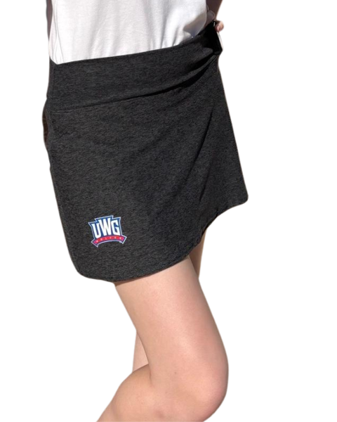 UWG ATHLETIC SKIRT – WOMEN’S ACTIVEWEAR - GRAY; $24.99
