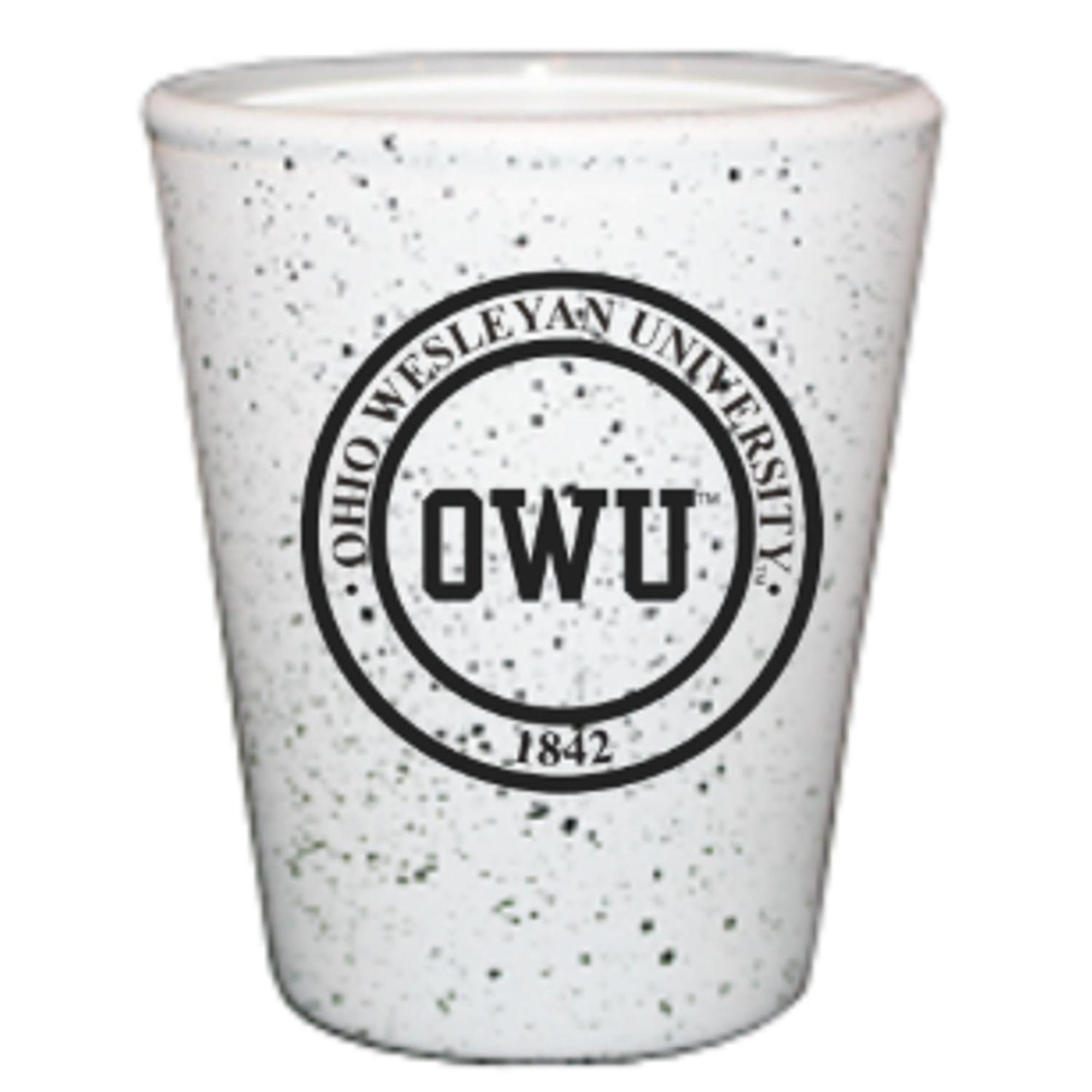 Product image 1 of 1 for OWU Glass 1 1/2 oz Black Speckled Granite