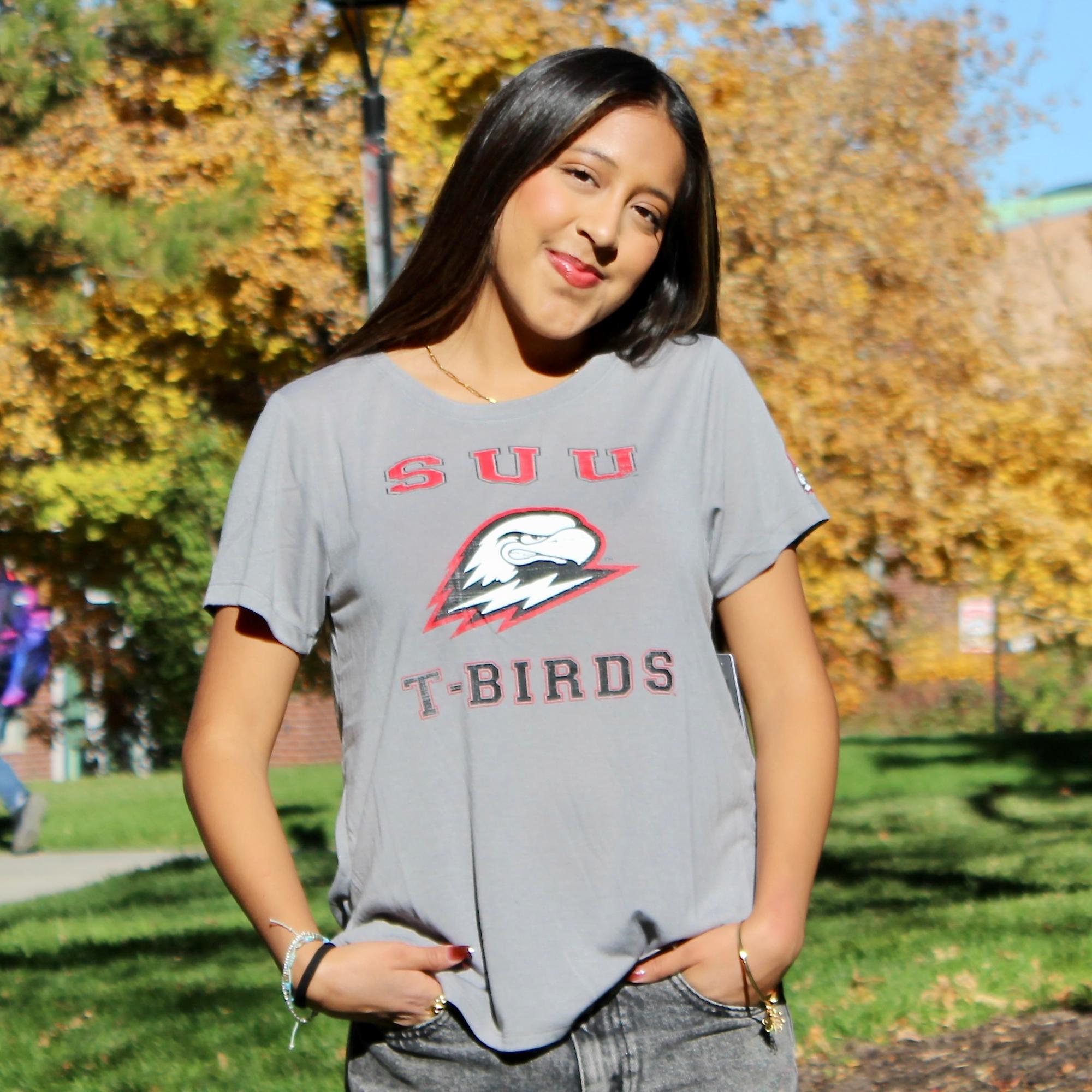 image of: Colosseum Women’s Grey Short Sleeve Tee