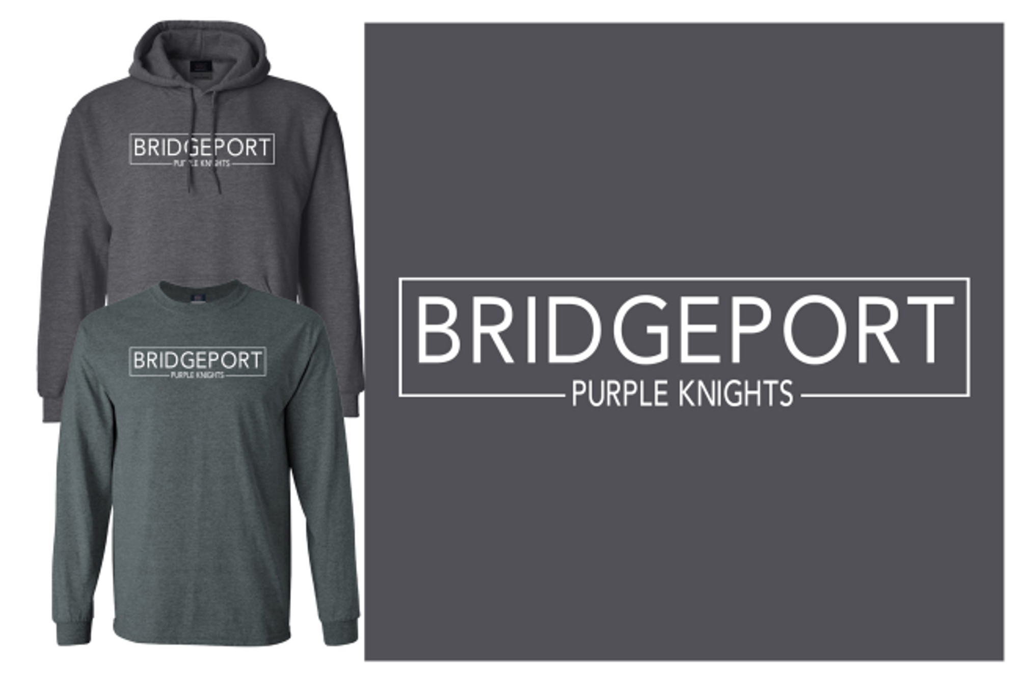 Bridgeport Purple Knights Boxed Comfort Fleece Hood | University of ...