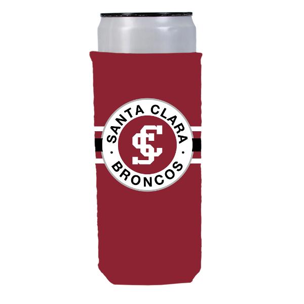 Santa Clara Broncos Circle Slim Koozie; $5.98