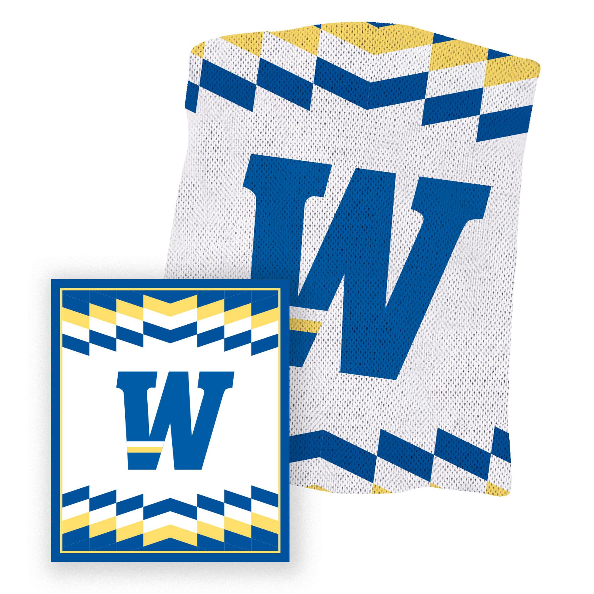Product image 1 of 1 for School Spirit Knit Blanket